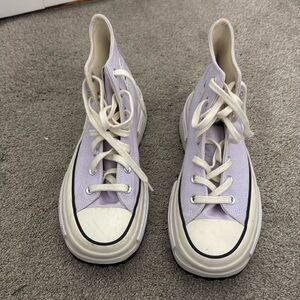 Platform light purple Converse